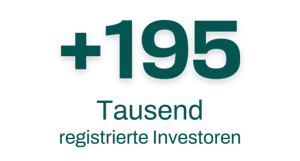 mehr als 194.000 registierte Investoren