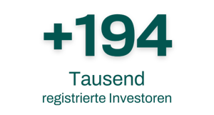 mehr als 194.000 registierte Investoren